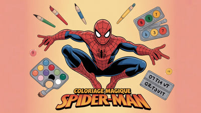 Coloriage Magique Spider-Man gratuit en ligne | 10 grilles pour enfants