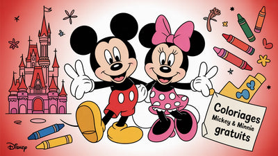 Coloriage Mickey & Minnie à imprimer gratuit | +140 dessins PDF