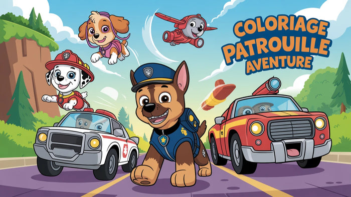 Coloriage Pat' Patrouille Aventure à imprimer | 20 dessins PDF