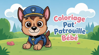 Coloriage Pat' Patrouille Bébé | 20 dessins PDF gratuits