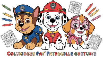 Coloriage Pat' Patrouille à imprimer gratuit | +140 dessins PDF