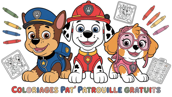 Coloriage Pat' Patrouille à imprimer gratuit | +140 dessins PDF