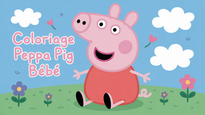 Coloriage Peppa Pig Bébé à imprimer | 20 dessins PDF gratuits