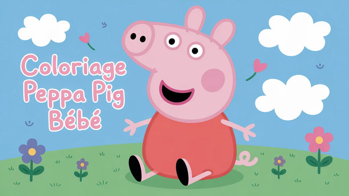 Coloriage Peppa Pig Bébé à imprimer | 20 dessins PDF gratuits