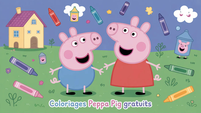Coloriage Peppa Pig à imprimer gratuit | +140 dessins PDF