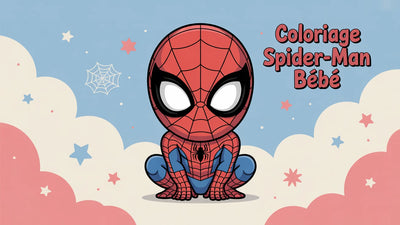 Coloriage Spider-Man Bébé à imprimer | 20 dessins PDF gratuits