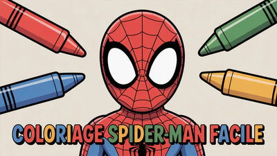 Coloriage Spider-Man Facile à imprimer | 20 dessins enfant