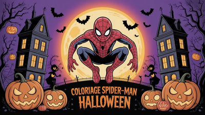 Coloriage Spider-Man Halloween à imprimer | 20 dessins PDF