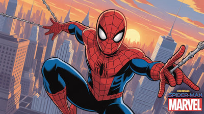 Coloriage Spider-Man Marvel à imprimer | 20 dessins PDF