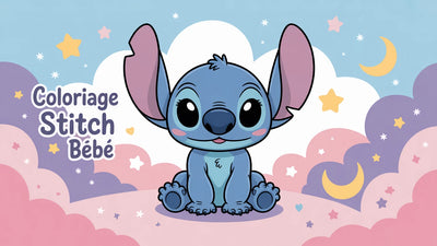 Coloriage Stitch Bébé à imprimer | 20 dessins PDF gratuits