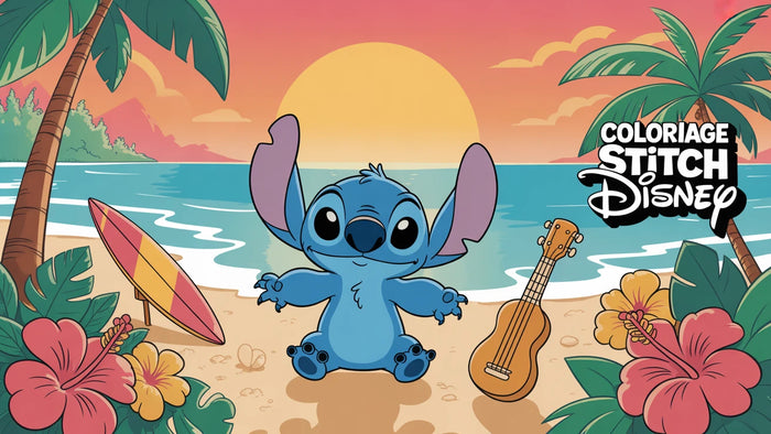 Coloriage Stitch Disney à imprimer | 20 dessins PDF