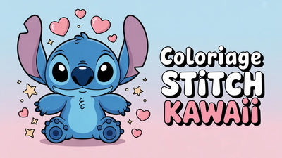 Coloriage Stitch Kawaii à imprimer | 20 dessins PDF gratuits
