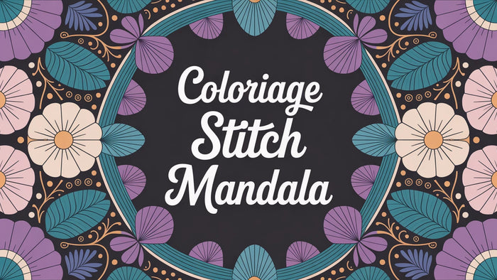 Coloriage Stitch Mandala à imprimer | 20 dessins PDF