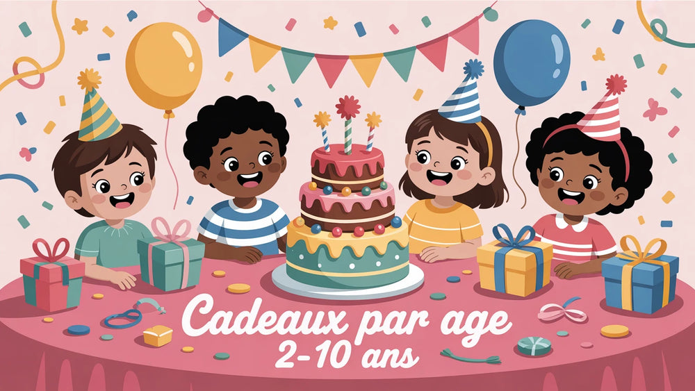 Idées cadeaux anniversaire enfant : le guide par âge de 2 à 10 ans