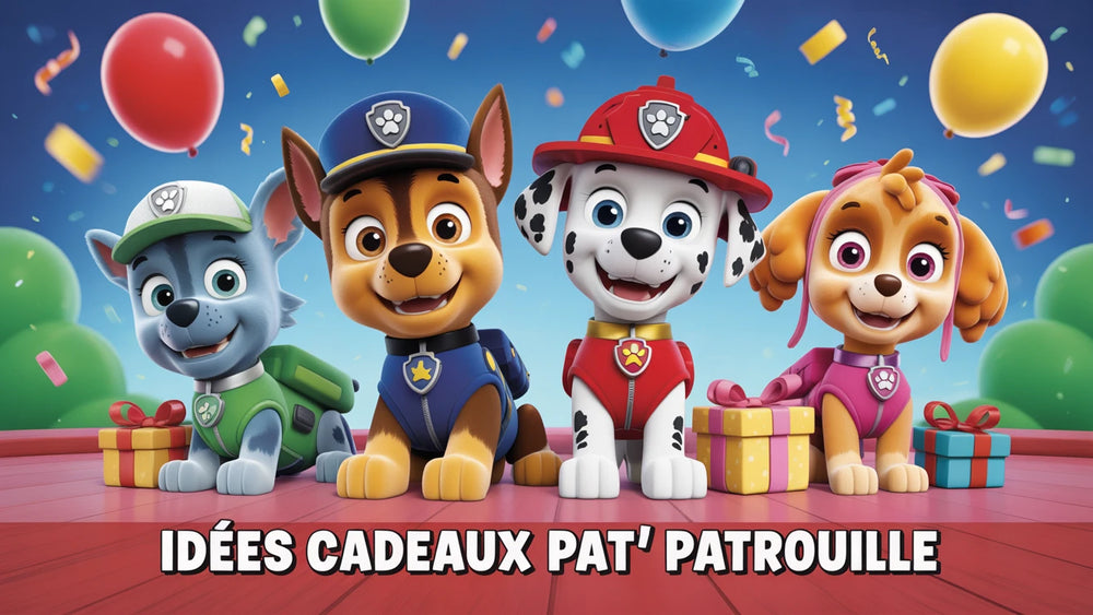 Idées cadeaux Pat Patrouille : Chase, Stella et toute la bande