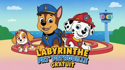 Labyrinthe Pat' Patrouille a imprimer | 10 labyrinthes PDF gratuits