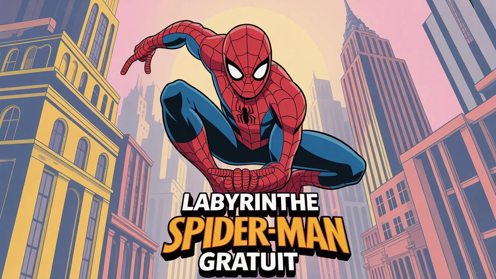Labyrinthe Spider-Man a imprimer | 10 labyrinthes PDF gratuits