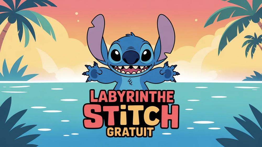 Labyrinthe Stitch a imprimer | 10 labyrinthes PDF gratuits