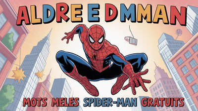 Mots Meles Spider-Man a imprimer | 10 grilles PDF gratuites