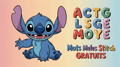 Mots Meles Stitch a imprimer | 10 grilles PDF gratuites