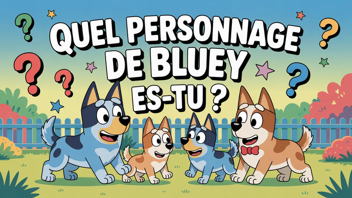 Quel personnage de Bluey es-tu ?