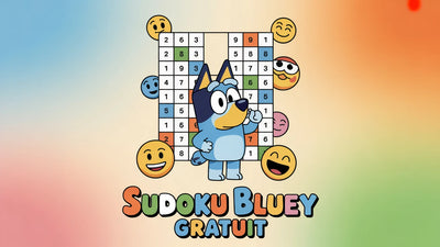 Sudoku Bluey gratuit en ligne | 9 grilles pour enfants