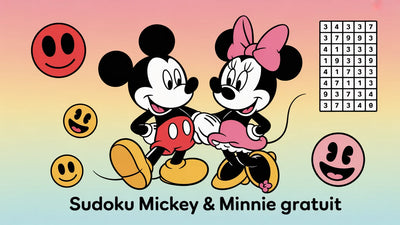 Sudoku Mickey &amp; Minnie gratuit en ligne | 9 grilles pour enfants