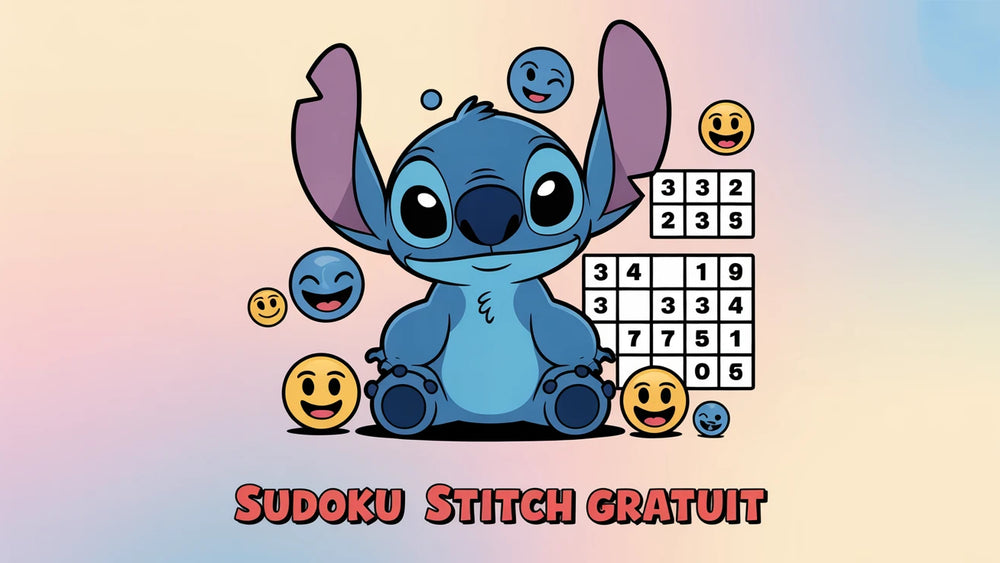 Sudoku Stitch gratuit en ligne | 9 grilles pour enfants