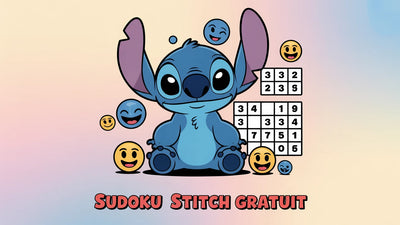 Sudoku Stitch gratuit en ligne | 9 grilles pour enfants