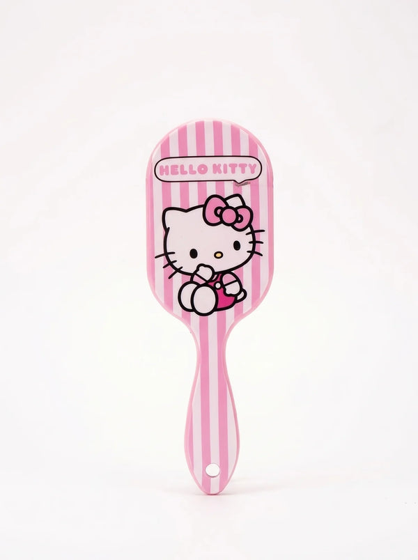 Brosse à Cheveux Hello Kitty Rectangulaire Poils Souples Démêlante