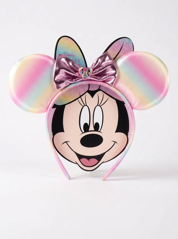 Bandeau Minnie Mouse Rose à Oreilles pour Enfant