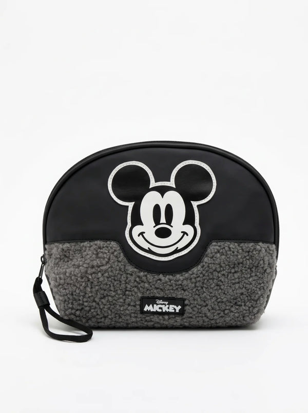 Trousse de toilette Mickey 28x19 cm en polyester, format voyage