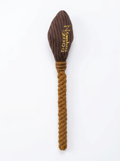 Jouet pour chien Harry Potter balai en corde 37 cm, vue d'ensemble sur fond blanc