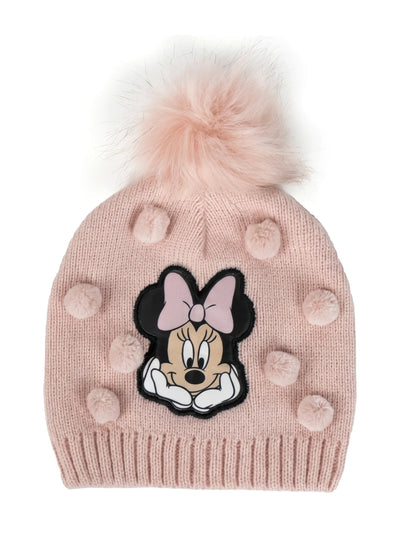 Bonnet Minnie Mouse Enfant en Maille Douce, vue d'ensemble sur fond blanc