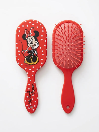 Brosse à Cheveux Démêlante Minnie Mouse Rouge, vue d'ensemble sur fond blanc