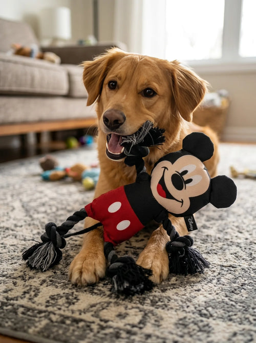 Jouet pour Chien Mickey Mouse Disney en situation d'utilisation