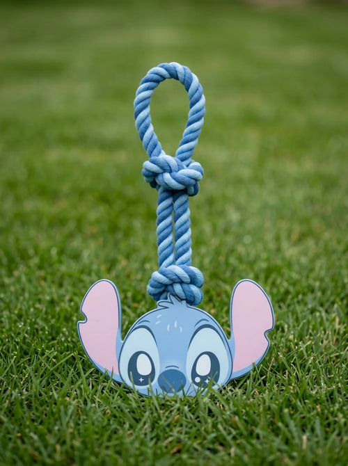 Jouet Corde Stitch pour Chien Adulte mis en scène dans un décor du quotidien