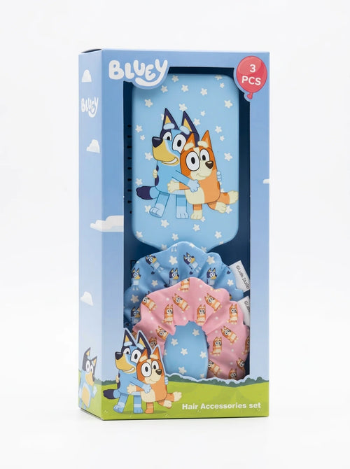 Set beauté Bluey 2 accessoires pour fille, vue d'ensemble sur fond blanc