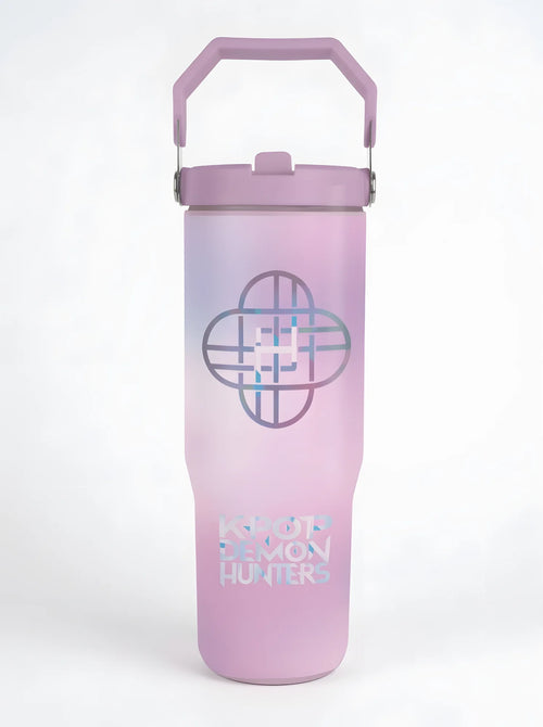 Gourde-gobelet Huntrix K-Pop Demon Hunters 850 ml, vue d'ensemble sur fond blanc