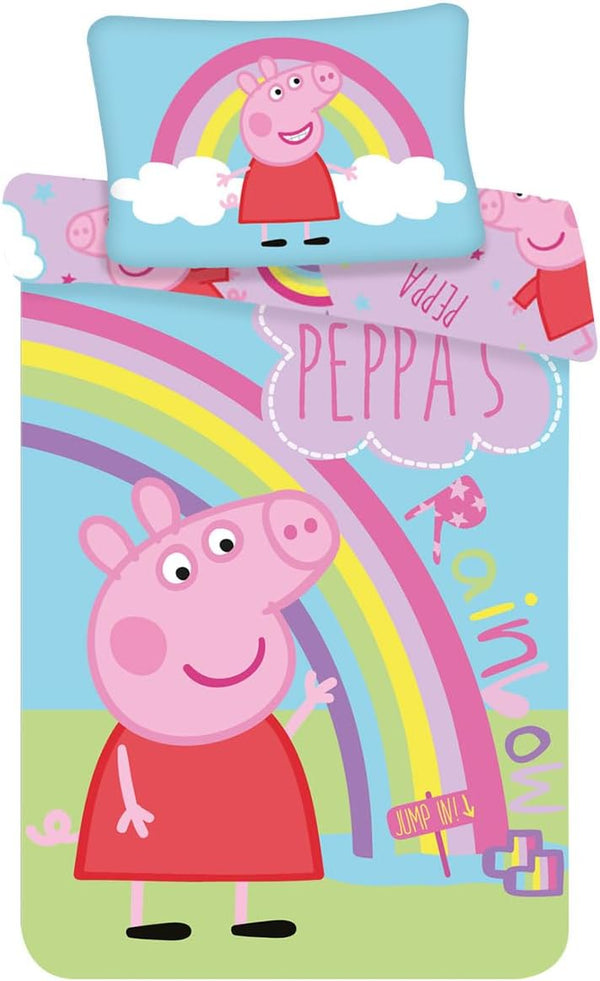 Couverture de bébé 'George & Traktor' Peppa Pig en Bleu Clair | ABOUT YOU Couverture de bébé 'George & Traktor' Peppa Pig en Bleu Clair | ABOUT YOU