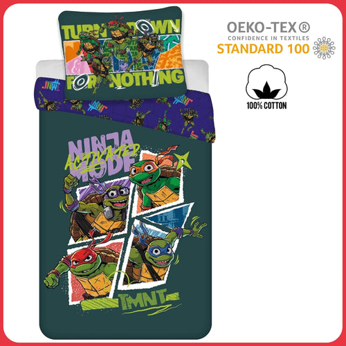 Zoom sur le tissu 100 % coton montrant la texture douce et les couleurs vives