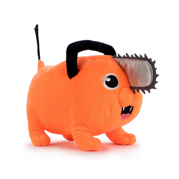 Peluche Pochita Chainsaw Man 29 cm orange vue de face