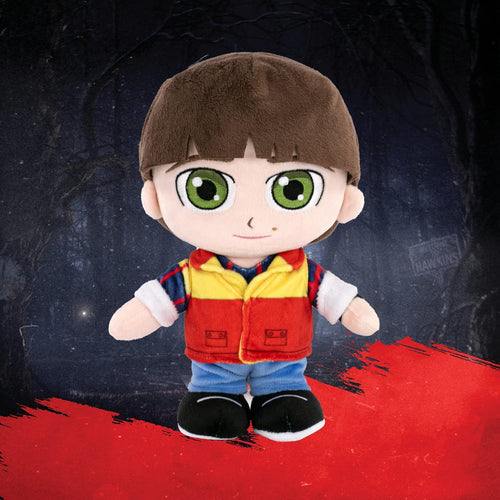 Détail de la matière douce et du rembourrage moelleux de la peluche Will