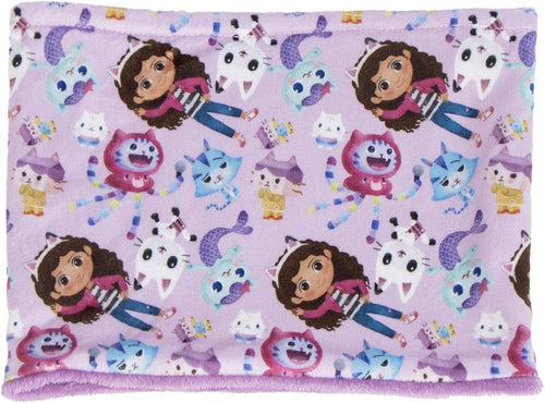 Tour de cou Gabby's Dollhouse taille S rose avec motifs colorés pour enfant