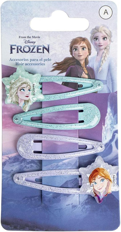 Détails des pinces cheveux Frozen aux couleurs vives, accessoires coiffure enfant