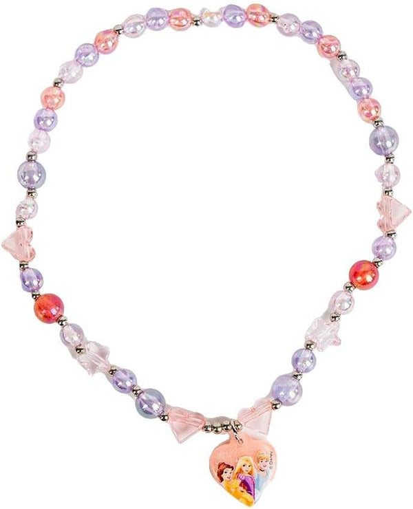 Collier Princesse Disney La Reine des Neiges pour fille présenté en entier sur fond neutre