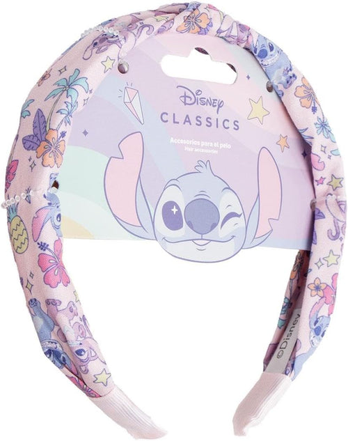 Serre-tête Disney Stitch vu de profil montrant la forme et la finition