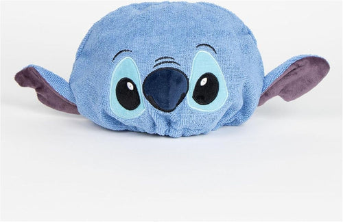 Serviette à cheveux Stitch pliée, prête à être rangée dans un sac de sport ou de voyage