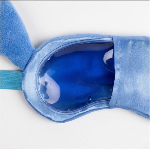 Masque en gel Stitch présenté sur un support de salle de bain prêt à l’usage