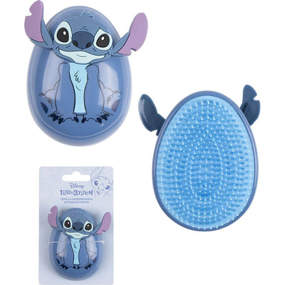 Brosse démêlante Stitch Disney avec motif du personnage sur le dos